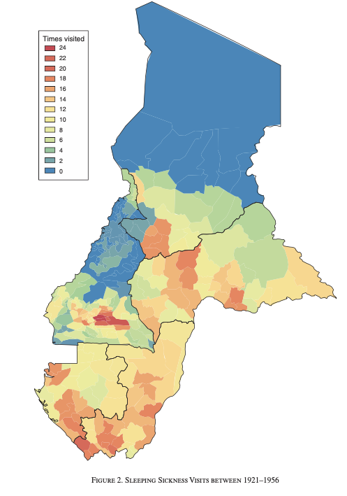 Sleeping Sickness Visits Between 1921-1956